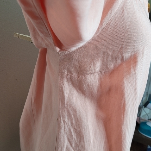 Maeve By Anthropologie Peach Button Down Top Size 6 - Picture 6 of 13